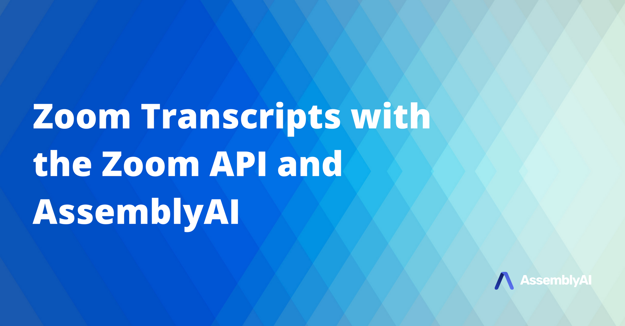 How to get Zoom Transcripts with the Zoom API