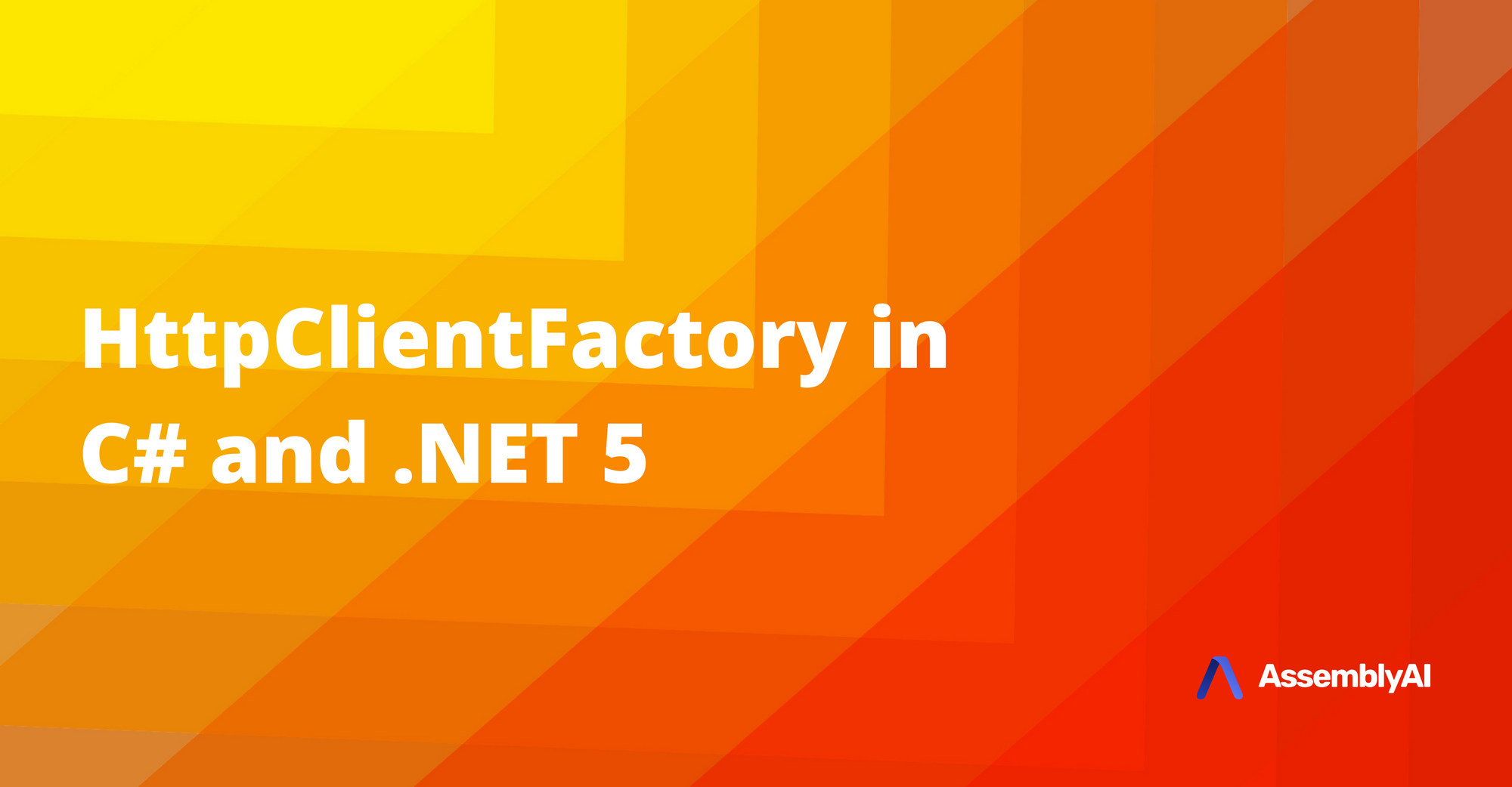 Getting started with HttpClientFactory in C# and .NET 5