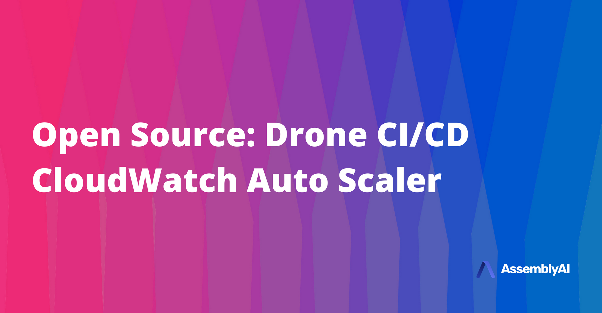 Open Sourcing our Drone CI/CD CloudWatch Auto Scaler