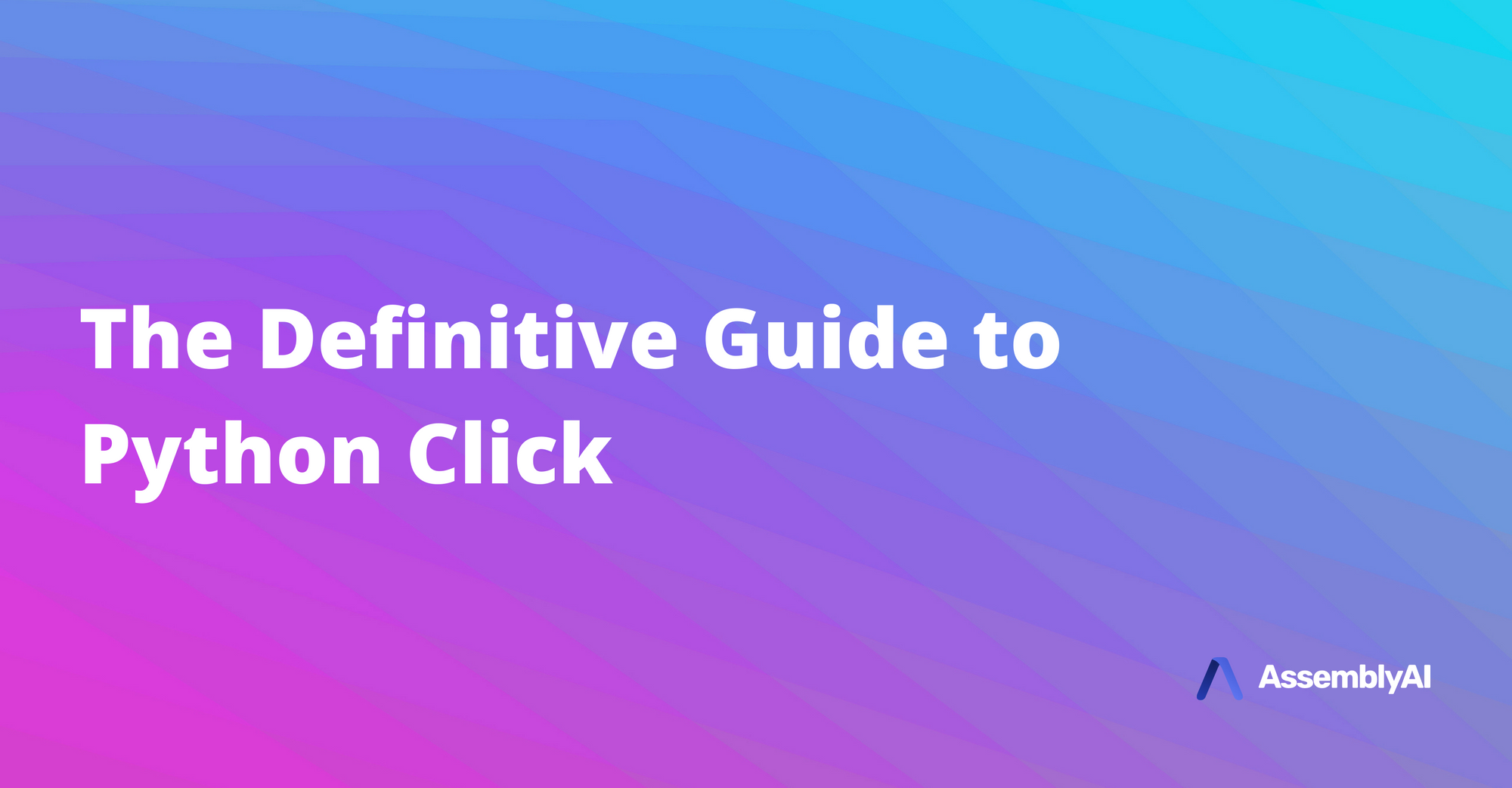 The Definitive Guide to Python Click