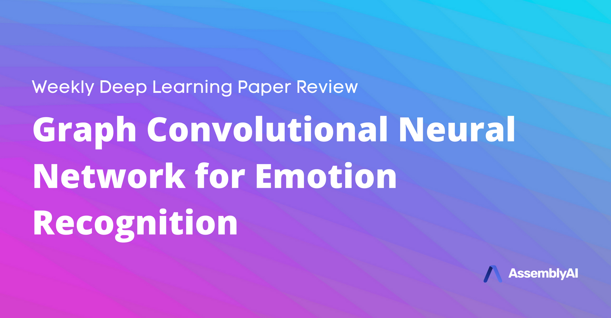 Review - A Graph Convolutional Neural Network for Emotion Recognition in Conversation