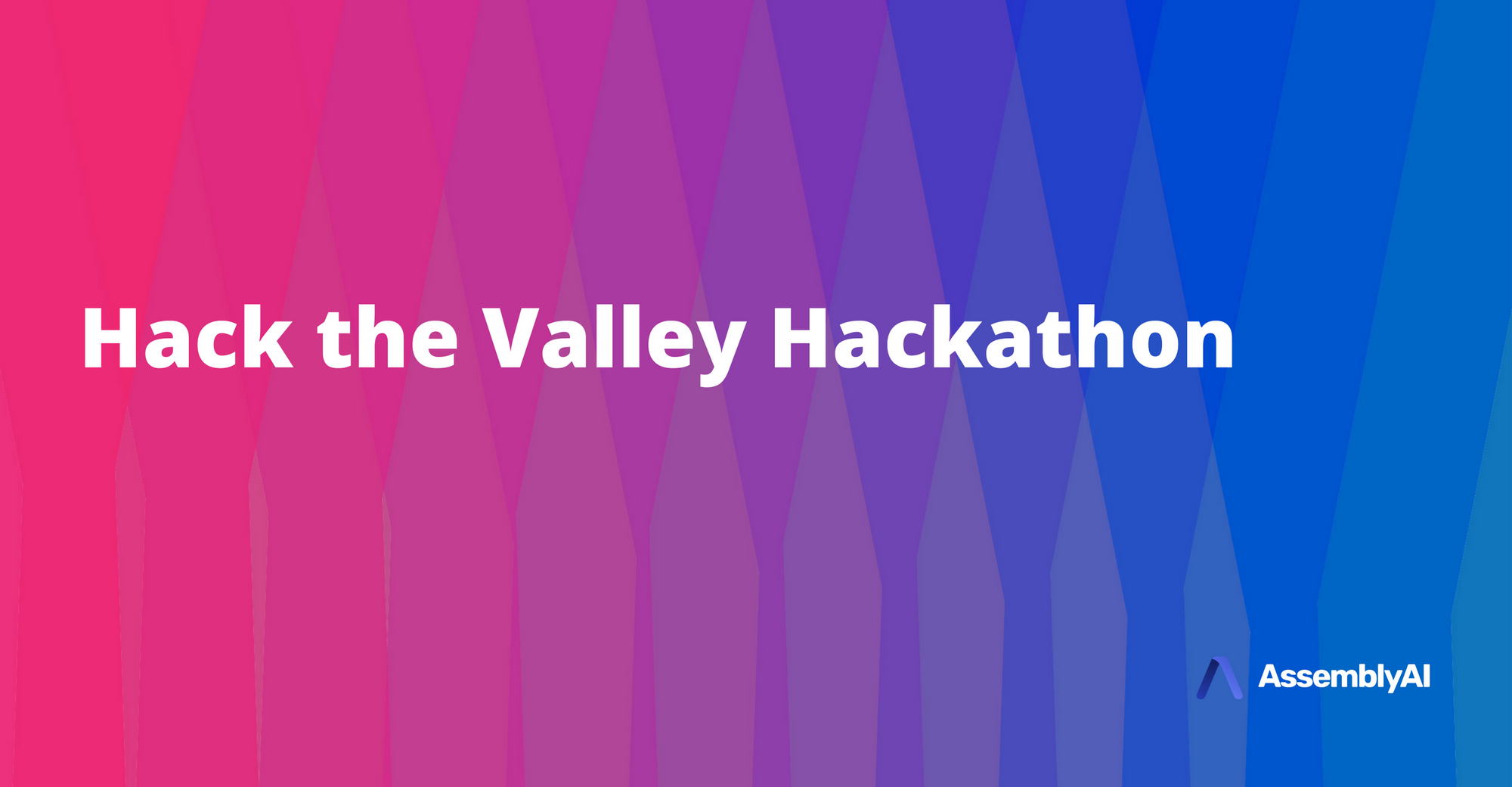 Hack the Valley - AssemblyAI at University of Toronto Hackathon