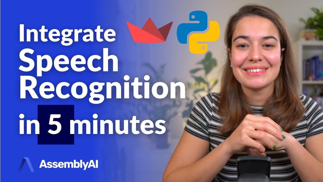 Add Speech Recognition to Applications in 5 Minutes
