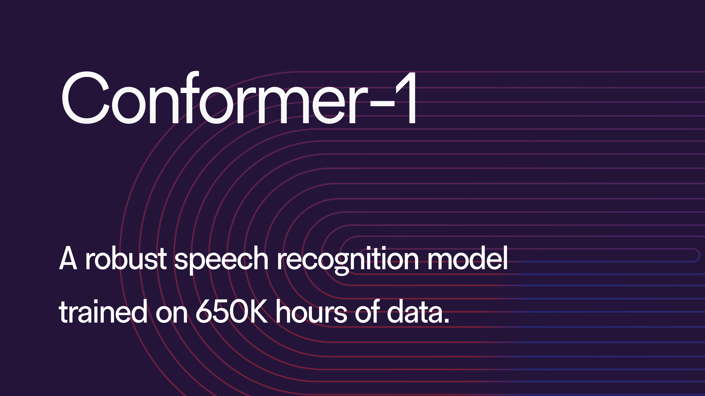 The Conformer [1] is a neural net for speech recognition that was published by Google Brain in 2020. The Conformer builds upon the now-ubiquitous Tran