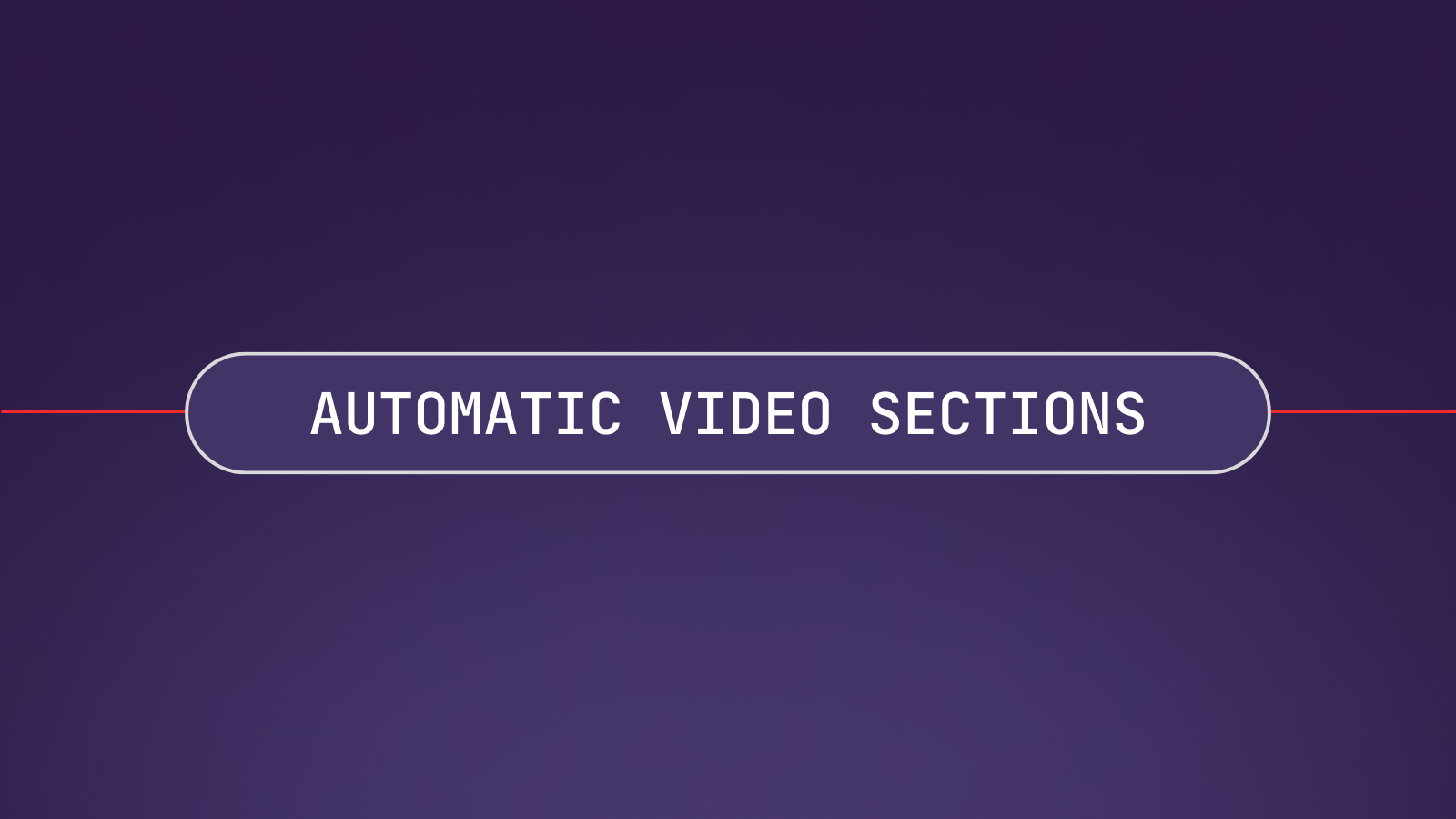 Automatically determine video sections with AI using Python