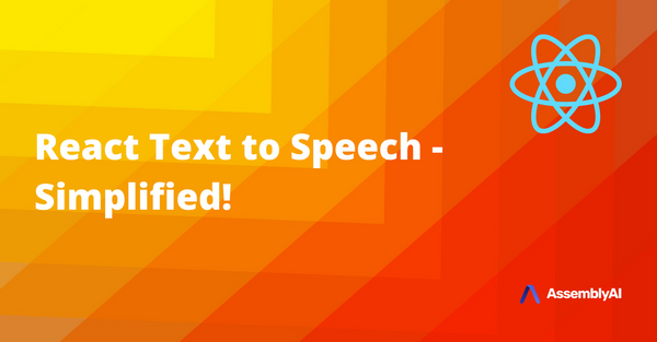React Text to Speech - Simplified!